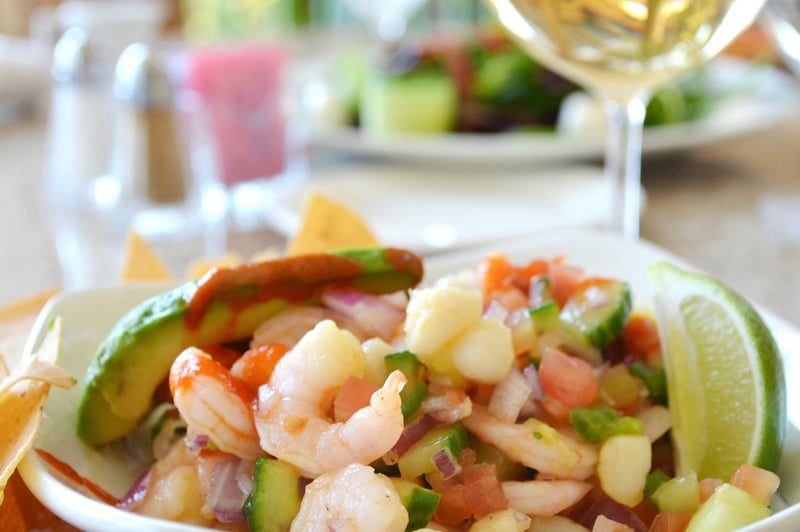 Mango Avocado Shrimp Salad